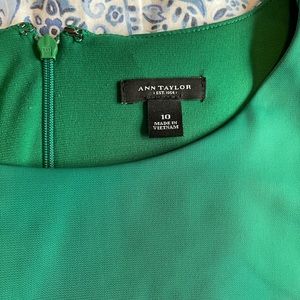 Green Ann Taylor dress